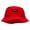 Red, variant on Veterans Badge Embroidered Bucket Hat - Red OSFM