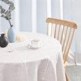 thumbnail image 1 of Nappe Carrée 140x140 Coton Lin Nappe Carrée Coton Nappe à Franges Décoration pour Maison Cuisine Table, 1 of 5