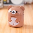 thumbnail image 3 of Small Trash Can Desktop Trash Small Garbage Can Cartoon Shape Plastic Trash Can with Lid, 3 of 8