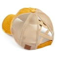 thumbnail image 2 of CC Multi Level Criss-Cross Elastic Back Women's Ponytail Dad Cap Hat, 2 of 7
