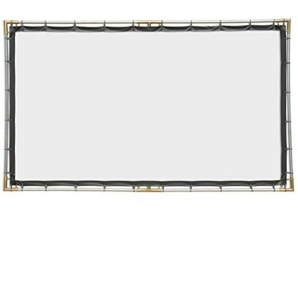 Carl’s FlexiWhite, DIY Hanging Projector Screen Kit, White, Gain 1.1