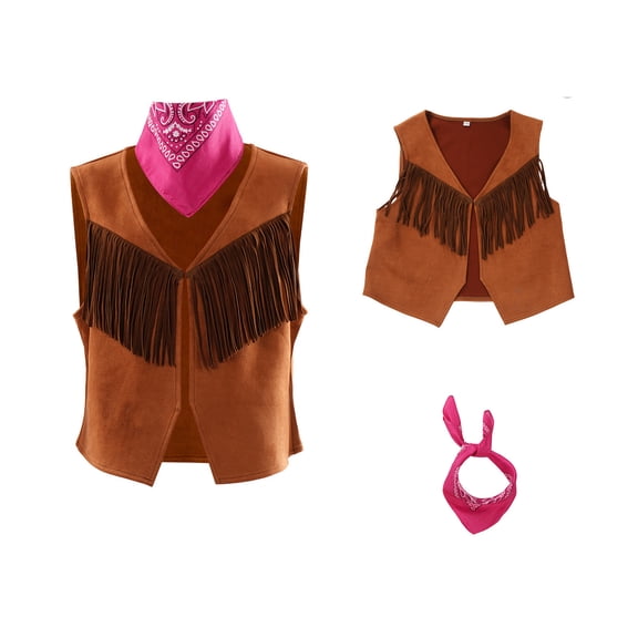 Men'S Western Cowboy Vest Costume, Halloween Cosplay Outfit For Stage Performance, Role Play Party Apparel For Themed Events, Costume Gatherings, Festival Dress Up, Photography And Holiday Parties