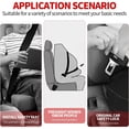 thumbnail image 5 of 2Pack Seat Belt Extenders for Cars, 2 Pack 4.7 Inch Seat Belt Buckle Extender with ABS Plastic Housing and Stainless Steel Core, Compatible with Most Vehicles, 5 of 8