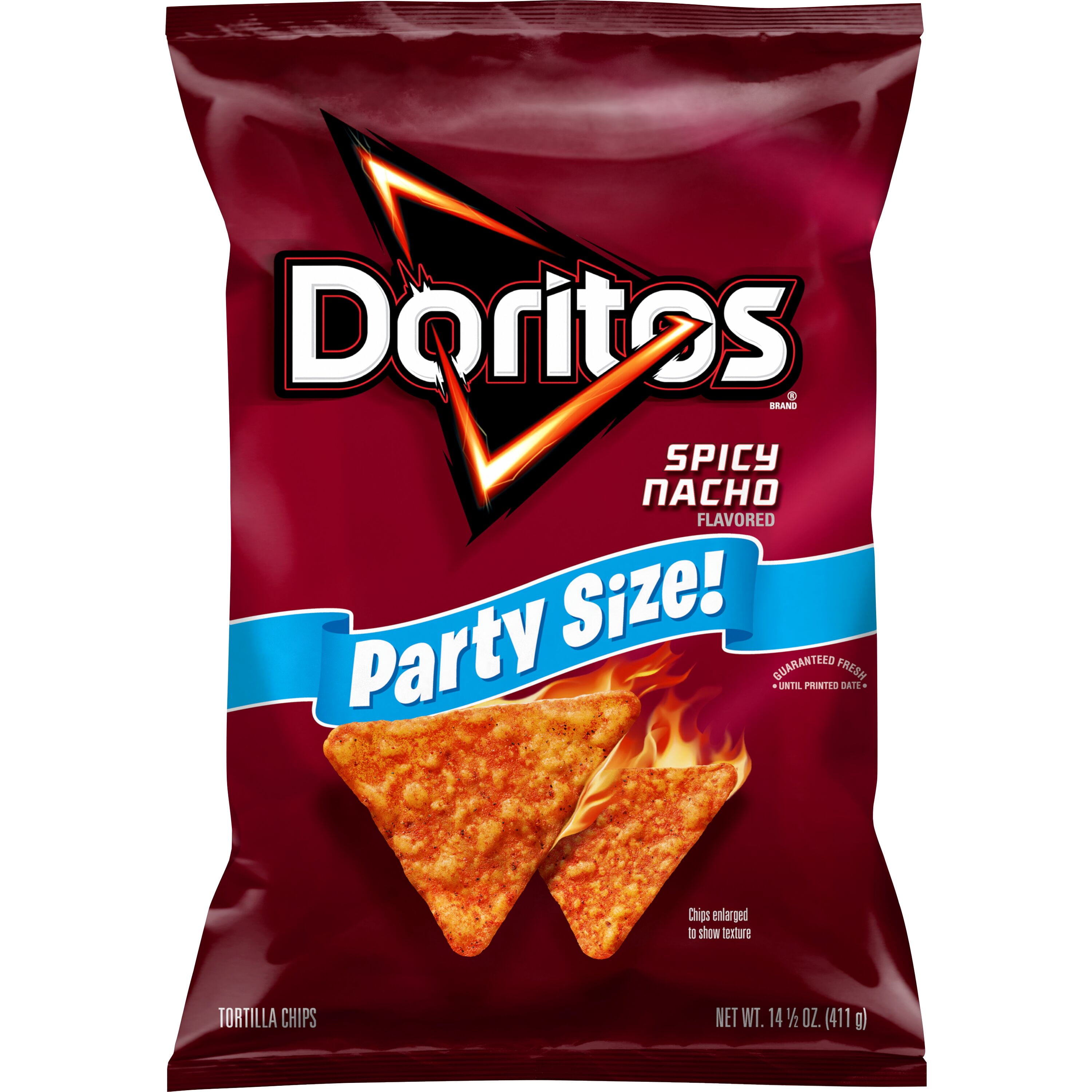 Doritos Spicy Nacho Flavored Tortilla Chips 9.25 oz Bag Walmart