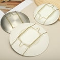 thumbnail image 3 of 3pcs Plate Hanger, 12 Inches Universal Stainless Steel Invisible Plate Hangers for the Wall U-shaped Holder with Traceless Nail for Decorations, Golden, 3 of 7