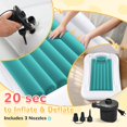 thumbnail image 3 of Cama Inflable de Viaje para Niños Pequeños Abdtech con Laterales de Seguridad y Bomba, 3 of 8