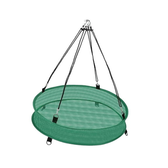 Fzaqwen Hanging Hoop Birdseed Hoop for Yard Pole Mounted Bird Feeder Garden