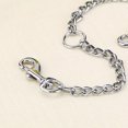 thumbnail image 4 of Stainless Steel Dual Leash Coupler 2 Way Safety Chain for Walking Two Pet Dogs, 4 of 7