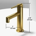 thumbnail image 6 of VIGO Sterling Single Handle Single-Hole Bathroom Faucet in Matte Brushed Gold, 6 of 13