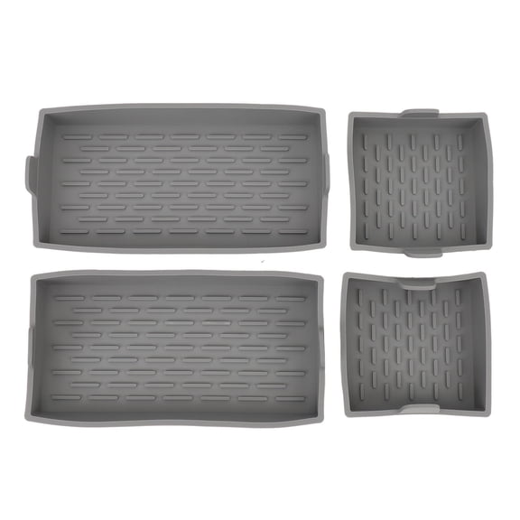 BOKYAN 4‑Piece Silicone Baking Cake Pan Set – High‑Heat, Non‑Stick, Multi‑Purpose Oven Trays for Cakes, Cookies & Brownies