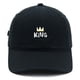 thumbnail image 1 of Gorra de béisbol lisa de algodón con corona KING bordada, 1 of 1