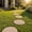 Beige, variant on Plastic Imitation Stepping Stone for Garden Grass, Yard Route, Decorative Walkway Paver, Airy Outdoor Path