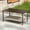 Coffee Table, variant on COOS BAY Aurora Terrace Outdoor Side Table with 2-Tier Storage, Metal Patio Table for Garden, Balcony, Poolside, Porch, Wood Grain Top