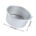 thumbnail image 2 of LIFKOME 8Pcs Round Baking Tins With Nonstick Interior Aluminum Alloy For Home Baking, 2 of 8