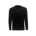 thumbnail image 2 of Men’s Button up Knit Cardigan Casual Long Sleeve V Neck Solid Color Sweater Knitted Outwear, Poly, 2 of 6