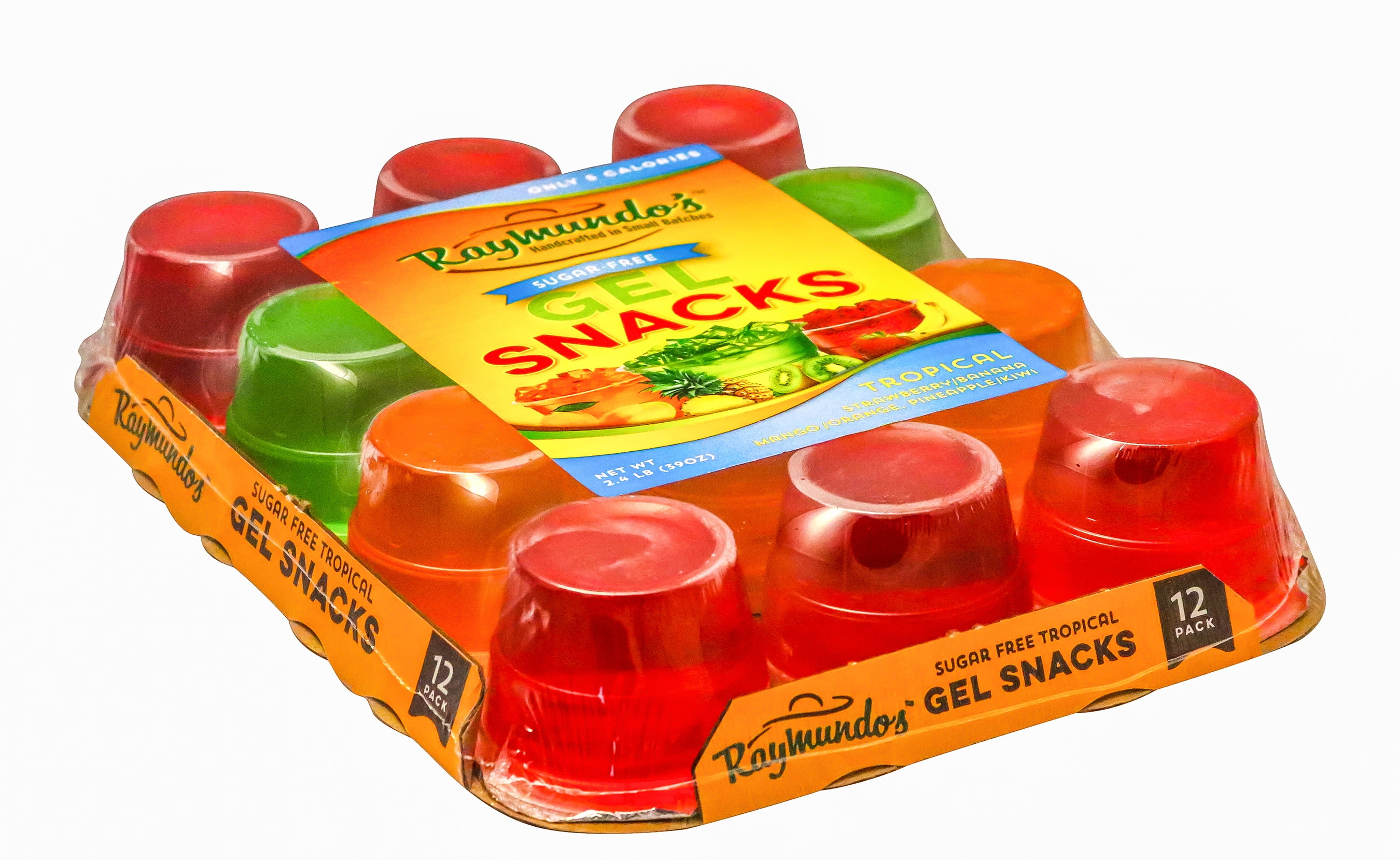 Raymundo S Tropical Sugar Free Family Variety Pack Gelatin Snack 3 5 Oz 12 Count Walmart Com Walmart Com