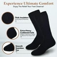 thumbnail image 2 of Thermal Socks Merino Wool Socks For Women and Men - 3 Pairs of Extra-Mens Warm Socks, Winter Socks, Hiking Socks, Boot Socks by Debra Weitzner, 2 of 3