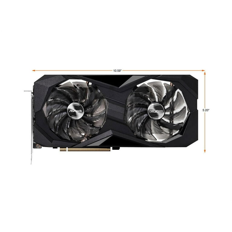 ASRock Challenger D Radeon RX 6600 XT 8GB GDDR6 PCI Express