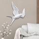 thumbnail image 5 of 3x Nordic Resin Swallow Bird Wall Ornament To right, 5 of 9