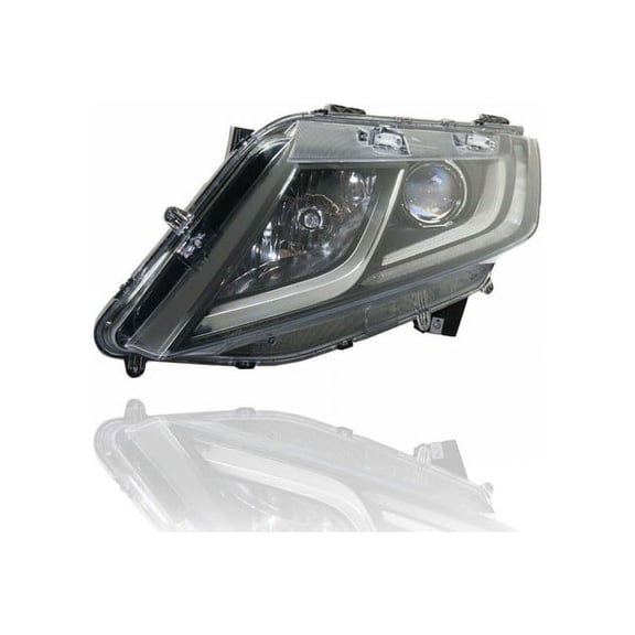 Headlight Assembly - Compatible/Replacement for '18-21 Honda Odyssey EX/EXL-Only - Halogen With LED Daytime Running Light - Left Hand - Driver - 33150THRA11 CAPA