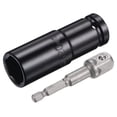 thumbnail image 1 of Juego de accesorios de enchufe Uxcell, enchufe profundo de 20 mm, adaptador de impacto de vástago hexagonal de 1/4" con transmisión de 1/2", 1 of 5