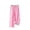 Pink, variant on Girls Casual Wide Leg Elastic High Waisted Trousers For Kids Summer Flowy Stretchy Palazzo Pants Boots, 10-11 Years, Dark Blue
