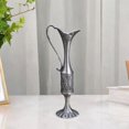 thumbnail image 6 of Fancyes Creative Flower Vase Crafts European Retro Vase for Office Study Room Indoor Vintage Silvery, 6 of 8