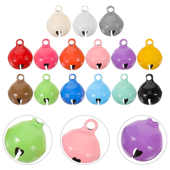 UPKOCH Small Dog Bell Cats 60Pcs Iron Candy Color