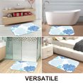 thumbnail image 4 of Blue Beach Luxury Flannel Bathroom Mats 16x24, Beach Coastal Extra Soft and Absorbent Non-Slip Shower Rug for Bathroom Floor, 4 of 9