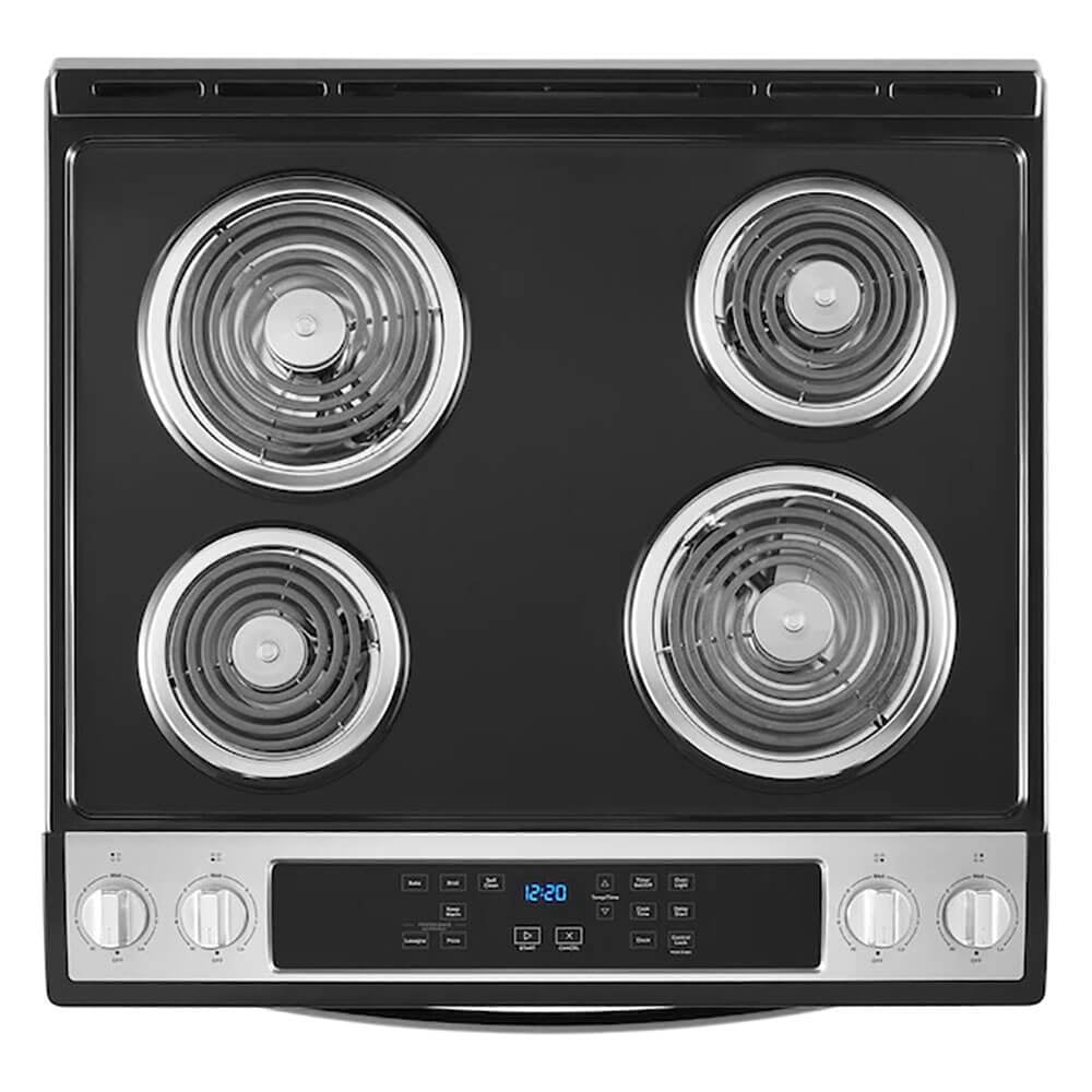 Whirlpool WEC310S0LS 4.8 Cu. Ft. Stainless Slide-In Electric Range w/ Frozen Bake Technology