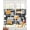 Orange, variant on Red Black Geometric Sheer Curtains 63 Inch Length 2 Panels Set for Living Room/Bedroom, Modern Color Block Abstract Kitchen Curtains Grommet Semi-Sheer Curtains Drapes Window Treatments 42"x63"x2