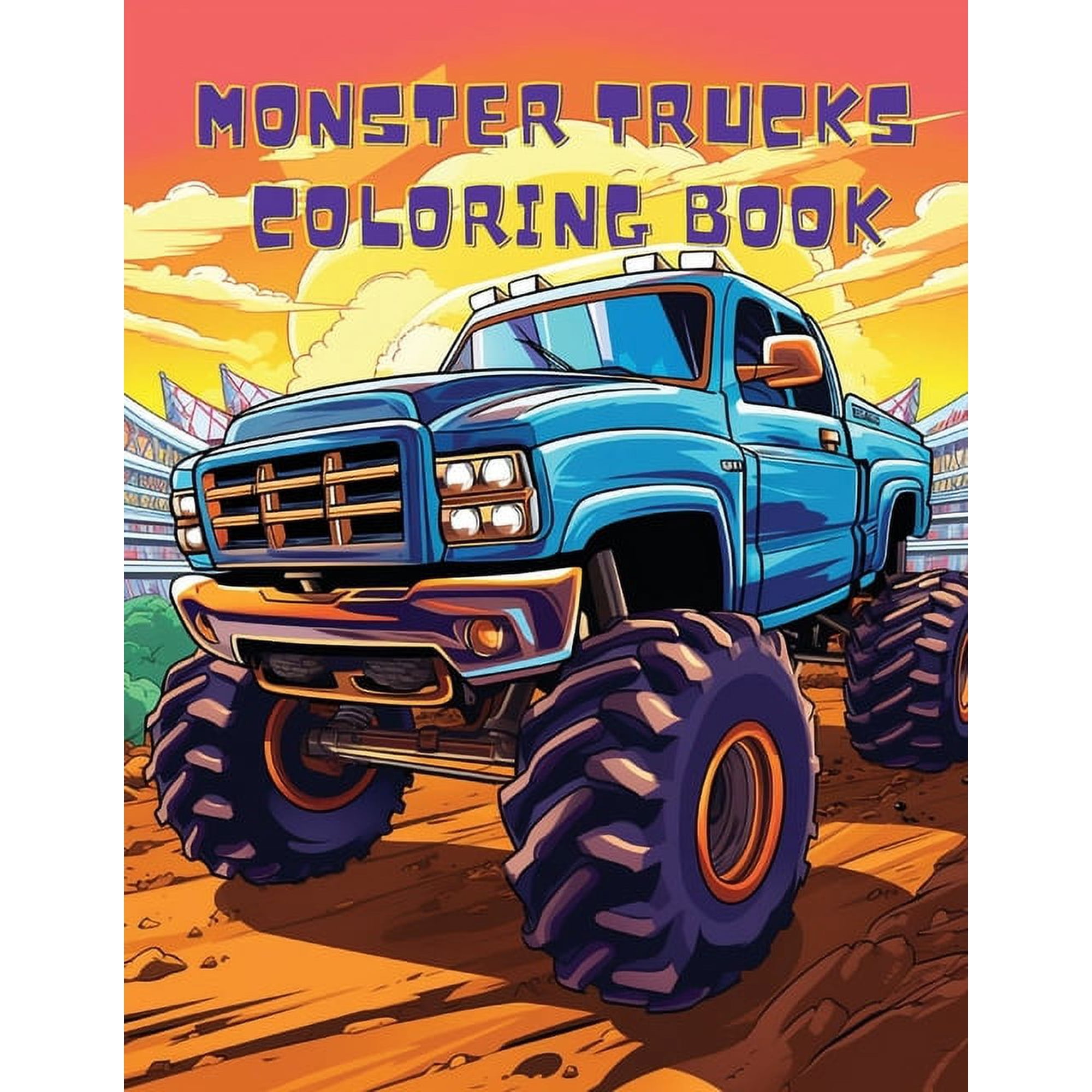 Monster Trucks Coloring Book (Paperback)