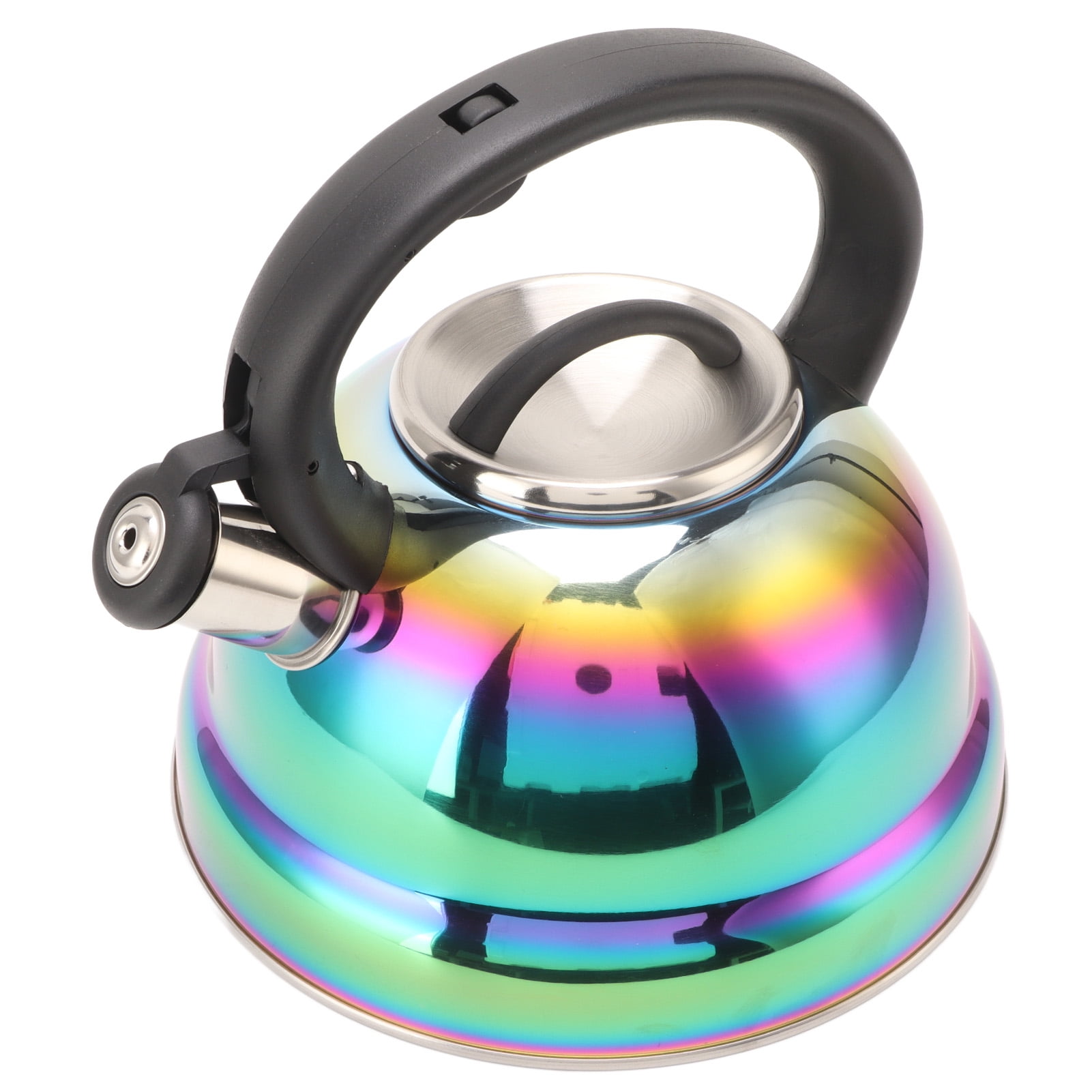 Whistling Tea Kettle, Whistle Sound Ergonomic Handle Safe Pouring 3L