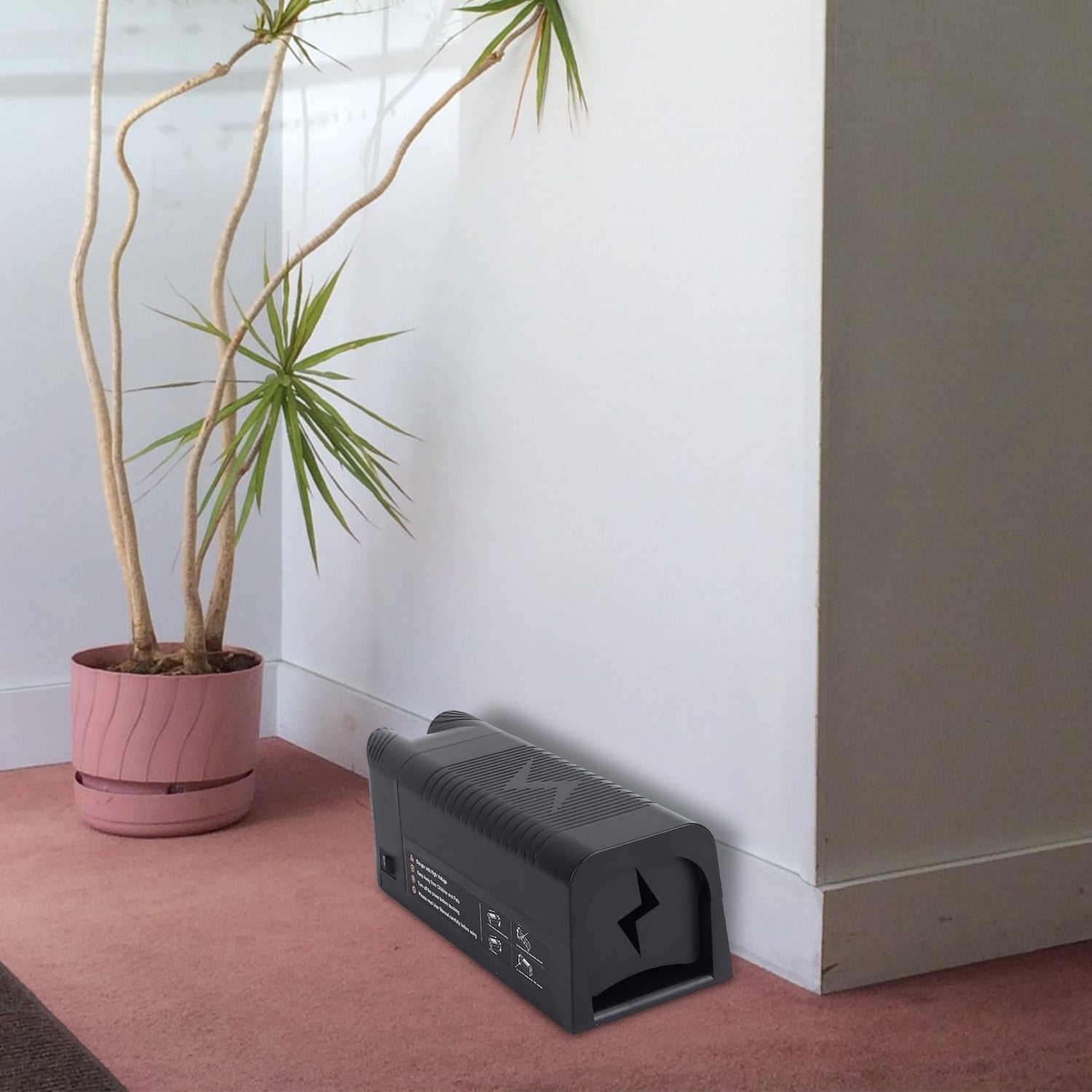 High Voltage 1800V Rat Trap - Spacious Inner for All Rodents, One - Way Entry, Rechargeable and Multifunctional for Indoor Scenes,  Easy to Use Indoors/Outdoors for Mice,