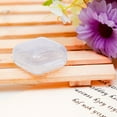 thumbnail image 3 of 50pcs Plastic Earrings Storage Box Square Mini Transparent Ring Container Lid Ornaments Organizer, 3 of 8