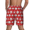 thumbnail image 2 of Lsque Mens Swim Trunks Cute Baseball Pattern - Bathing Suit Compression Liner - Beach Swim Shorts Swimwear - (S-3XL) - Stretch Quick Dry -3X-Large, 2 of 9