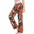 thumbnail image 3 of Women Pajama Pants Lounge Pants Long Stretch Comfy Sleepwear Cute Owl Print Halloween, 3 of 7
