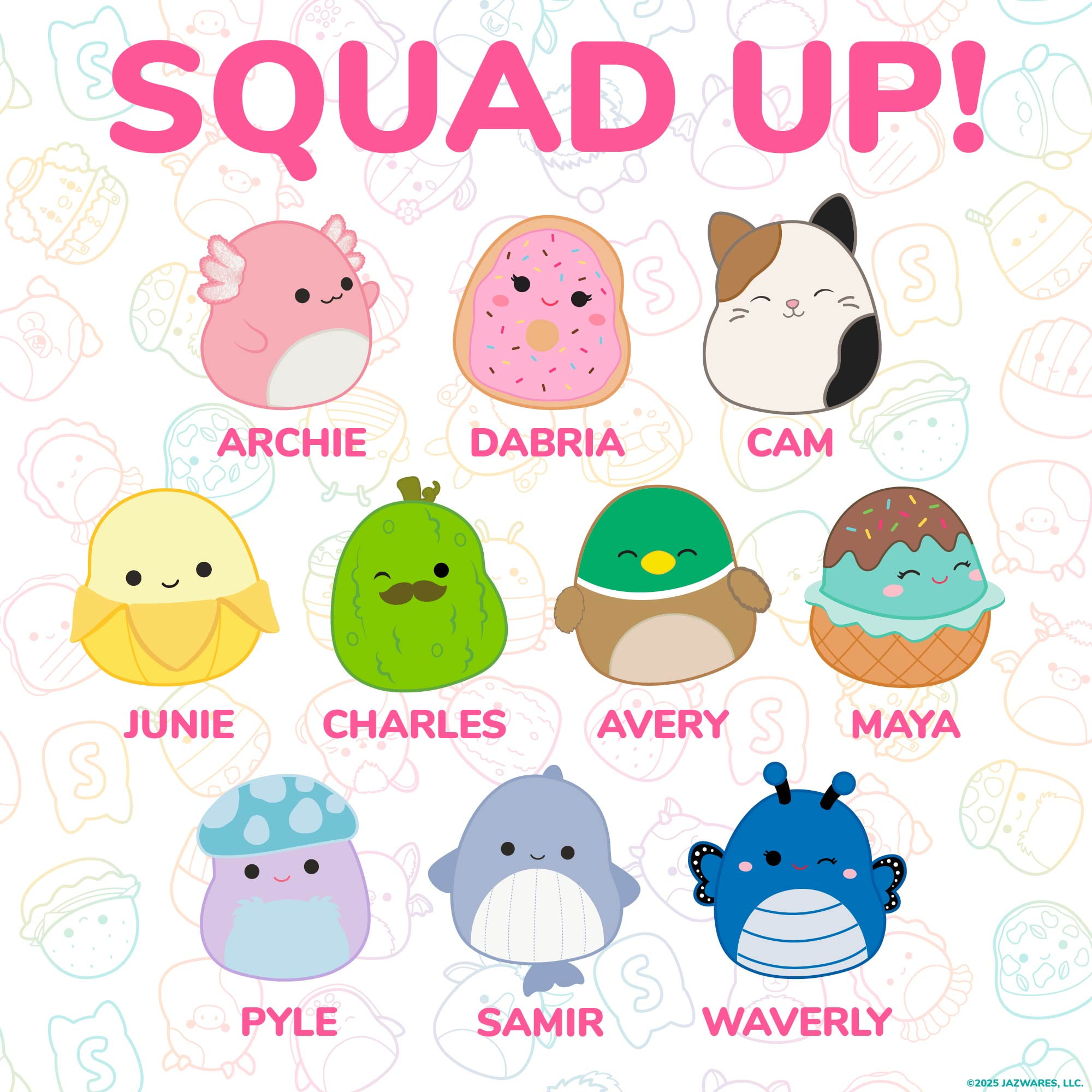 Original Squishmallows Personalized Pen Creations