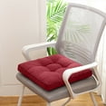 thumbnail image 3 of Cojín de asiento cuadrado para silla Cojín de espuma para silla de cocina comedor o coche 40x40cm Cojines de silla rellenos y cubiertos de polialgodón Diseño cómodo Disponible en diferentes colores, 3 of 3