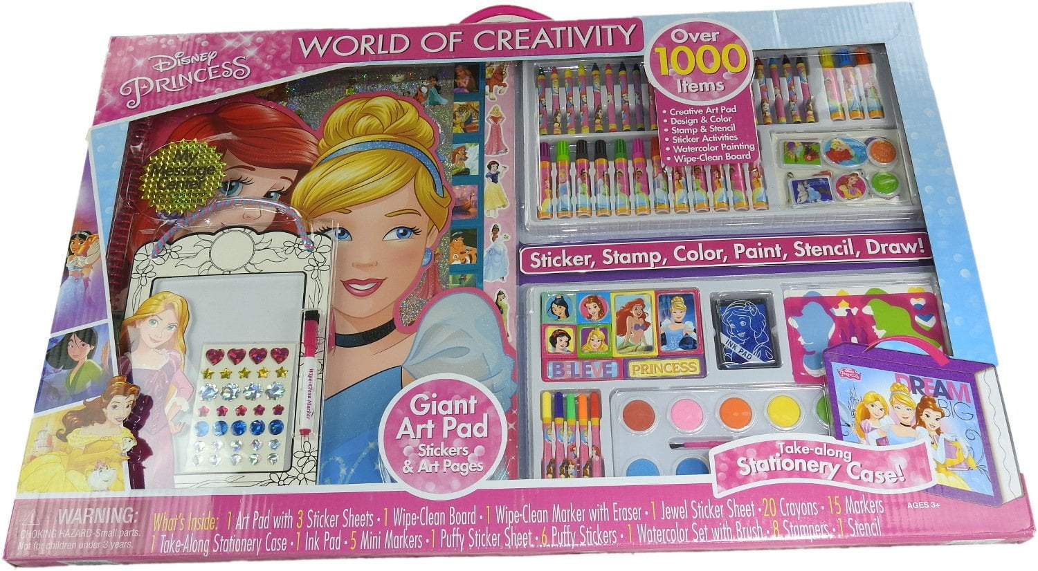 disney princess world of art and activity 1200