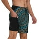 thumbnail image 2 of Fotbe Mandala Traje de Baño para Hombre – Shorts de Natación de Secado Rápido con Forro y Bolsillos-Medium, 2 of 6