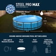 thumbnail image 2 of Bestway Steel Pro MAX 15'x42" Metal Frame Above Ground Pool Set w/Color-Changing LED Light, 2 of 11