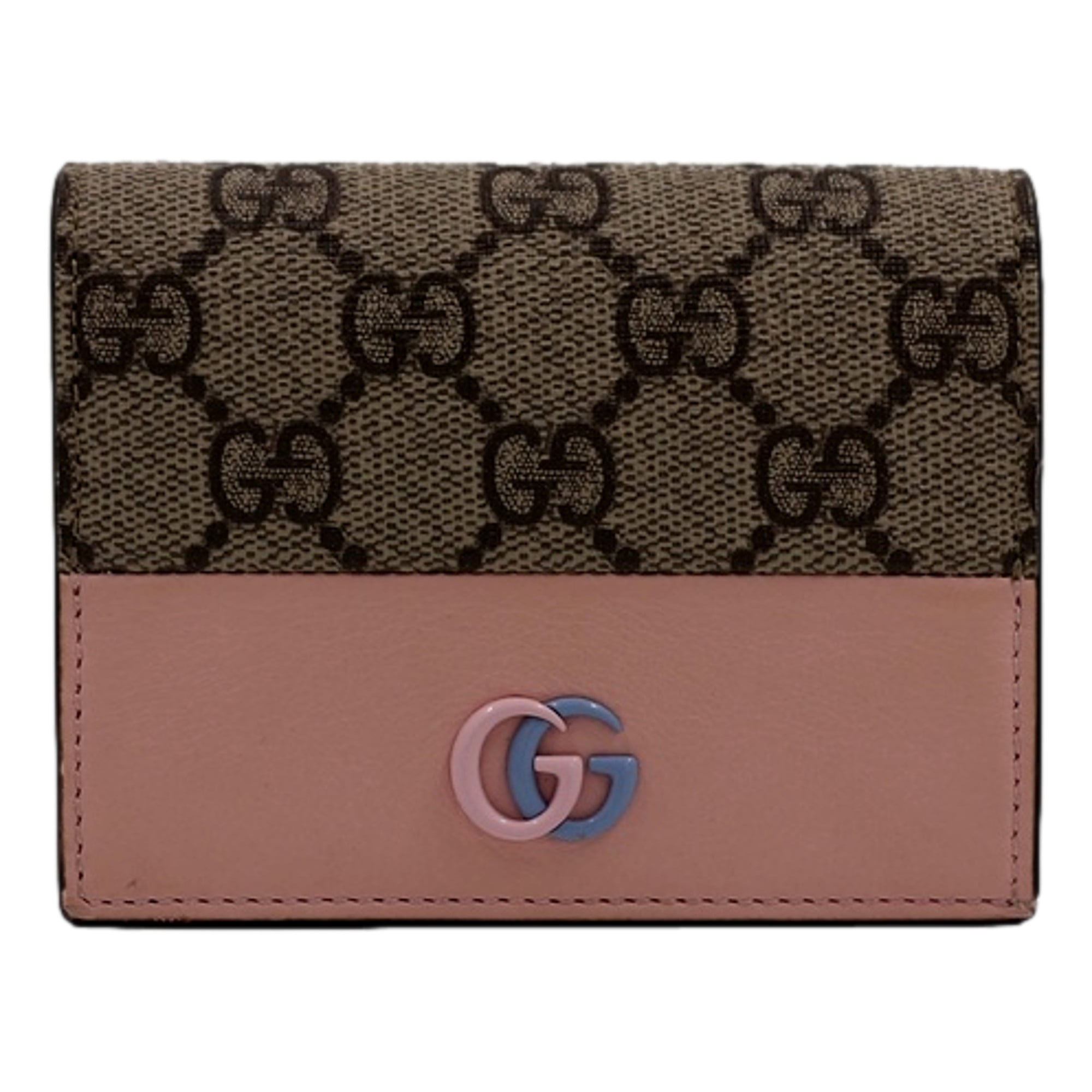 Pre-Owned Gucci GUCCI sima bi-fold wallet with hook folding