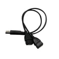 thumbnail image 1 of Mâle Alimentation Femelle A Y Cordon USB vers Adaptateur 2 Prises 2.0 Répartiteur Hub, 1 of 5