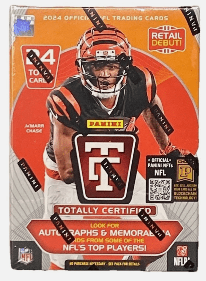 Panini 2024 Totally Certified Football Factory Sealed Blaster Box 24 Cards