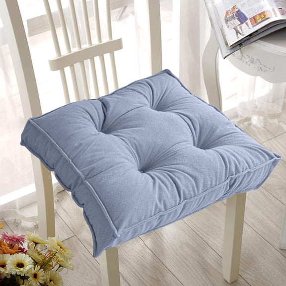 Outoloxit Thickened Foam Seat Cushion for Office, Dining, Dormitory & Classroom Chairs - Medium Size Soft Corduroy Cover with High Resilience for Long-Term Sitting Comfort