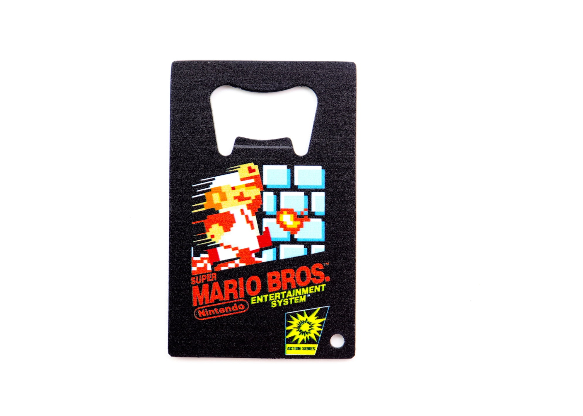 Super Mario Bros Nintendo Video Game Design Bottle Opener 3.25x2" Metal