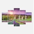thumbnail image 2 of Blooming Spring Tulips - Landscape Photo Canvas Art Print, 2 of 3