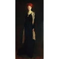 thumbnail image 2 of Robert Henri 14x24 Black Ornate Framed Double Matted Museum Art Print Titled: Lady in Black with Spanish Scarf (O in Black with a Scarf), 2 of 5