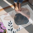 thumbnail image 4 of Blue Boho Abstract and Plant Pattern Door Rugs,Washable Non Slip Door Mats Indoor,Decorative Door Mats,Entry Mat Indoor for Entrance,Bedroom,Kitchen,Bathroom,20"x32", 4 of 6